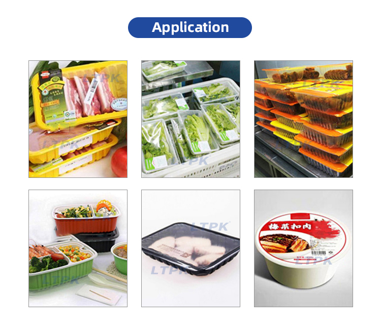 Nitrogen injection gas flushing vacuum food packing map tray sealing machine for plastic containers.jpg