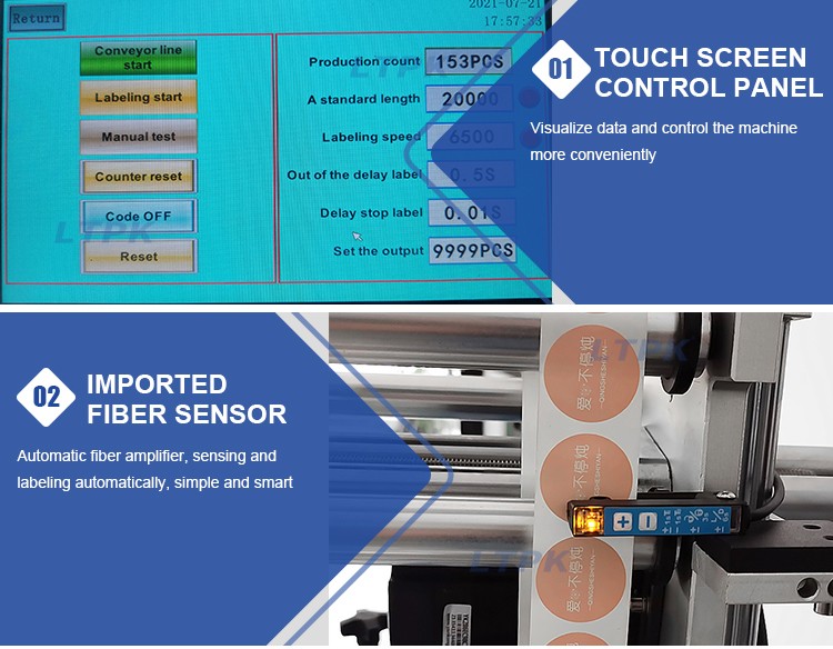 Economical Factory Price Desktop Automatic Bag Box Plane Top Side Label Sticker Labeling Machine.jpg