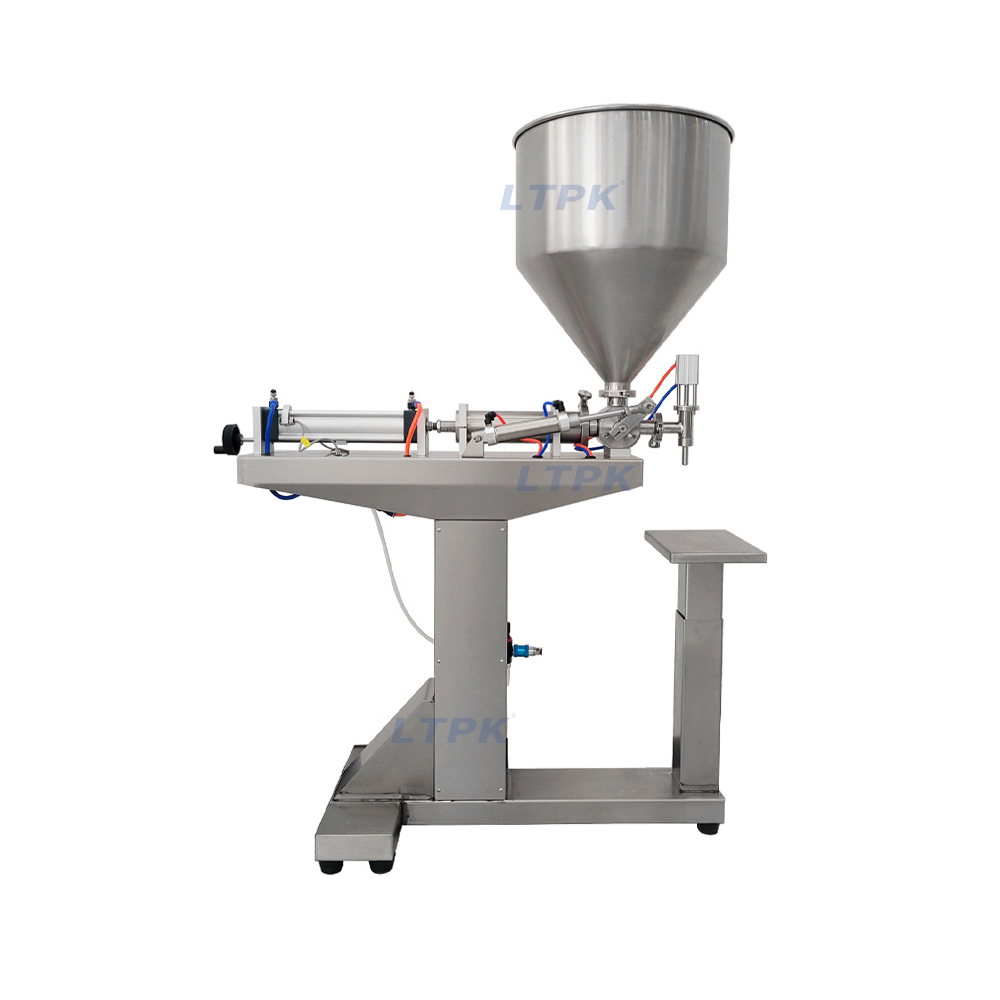 Factory Production Line Use Ice Cream Honey Semi-Automatic Filling Machine Filling Equipment.jpg