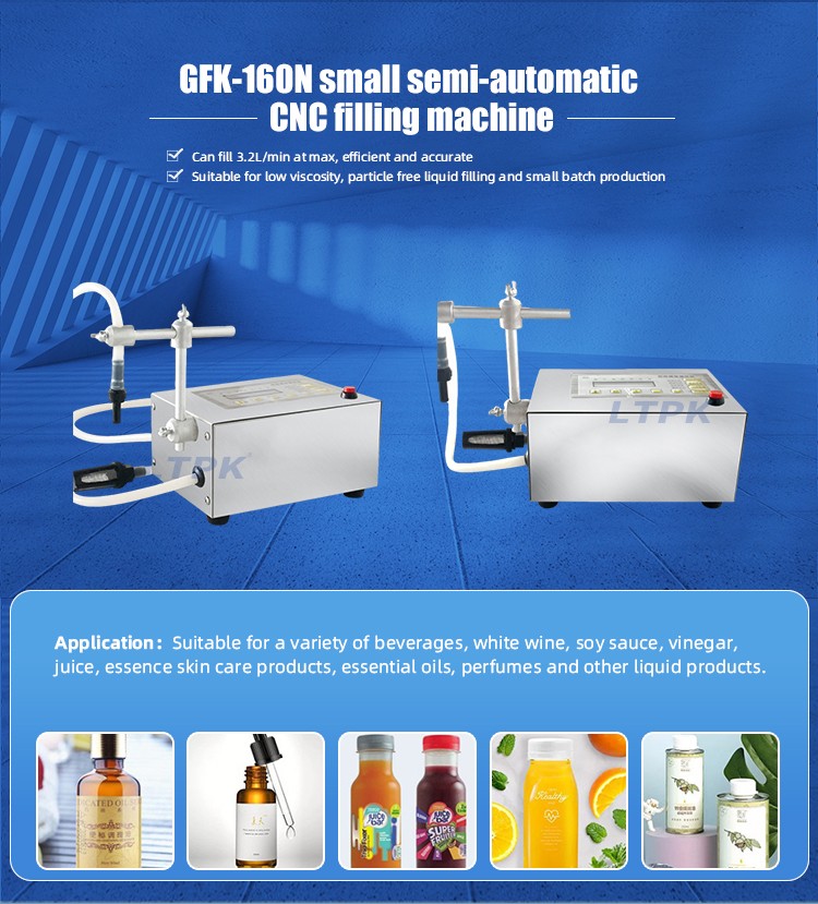 GFK160 Small Electric Digital Control Pump Liquid Filling Machine 2-3500 ml for liquid perfume water juice essential oil.jpg