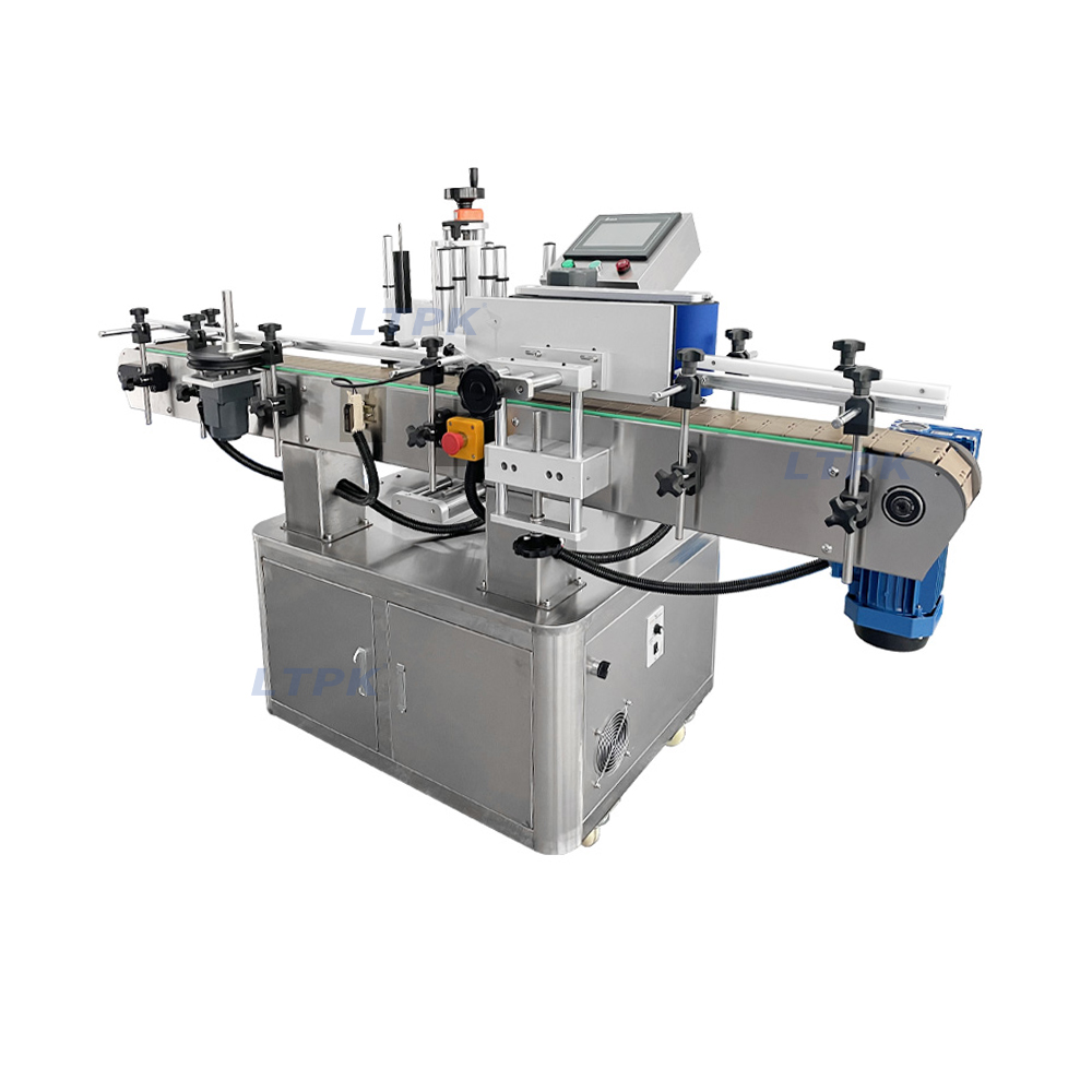 Automatic Label Sticking Machine for bottles cans.jpg