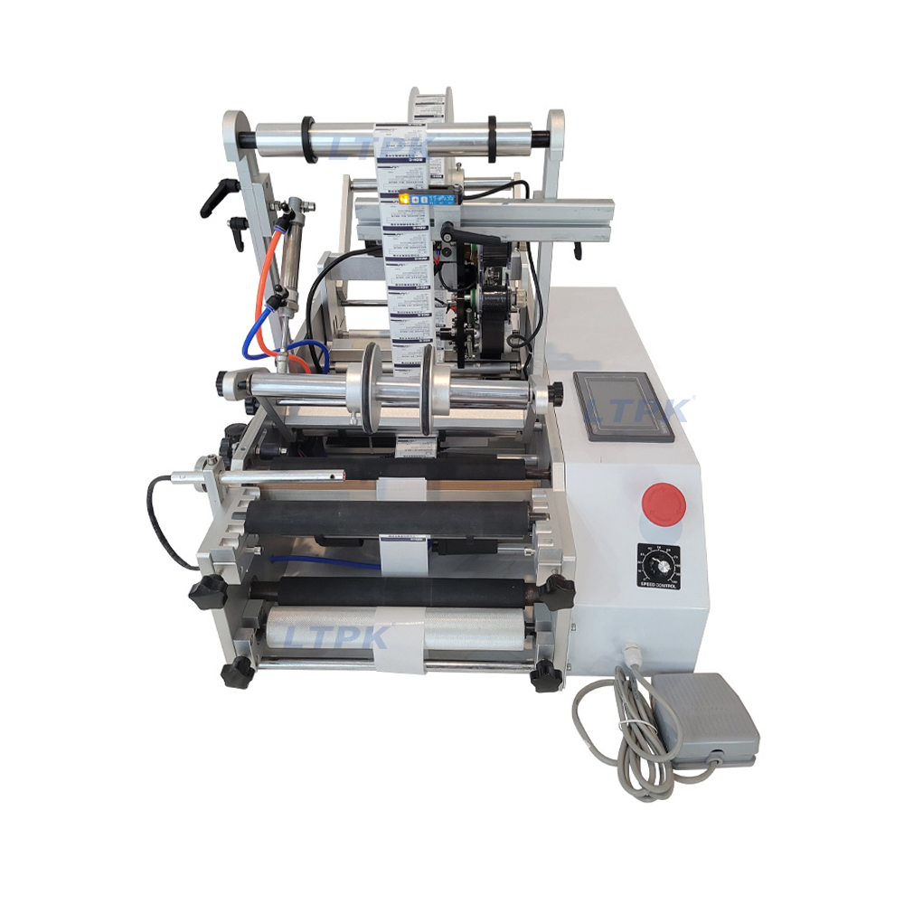 small tax strip round bottle two sided bottle labeling machine wine.jpg