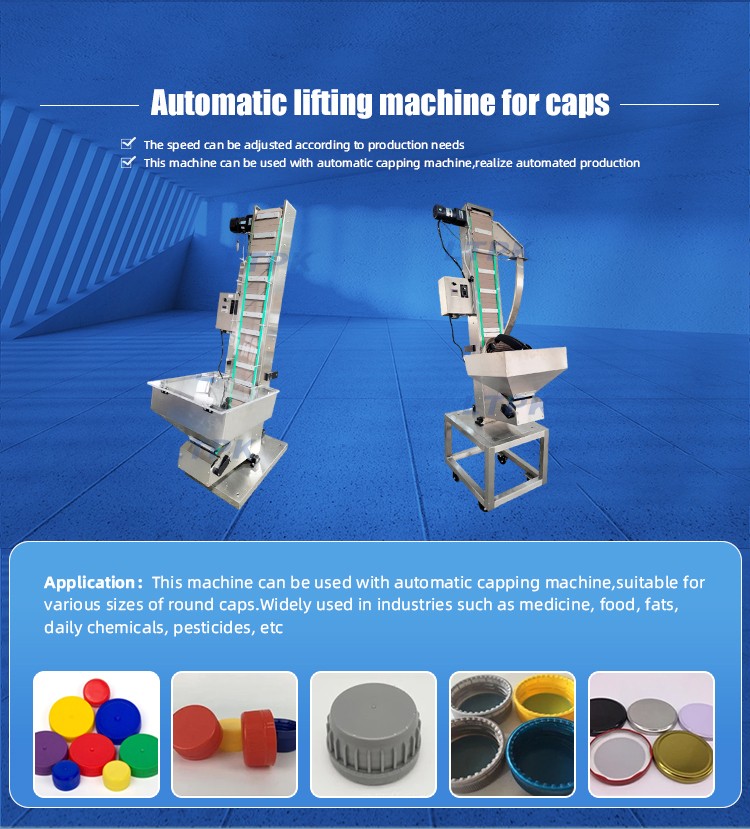 automatic bottle cap feeding elevator jars capping machine.jpg