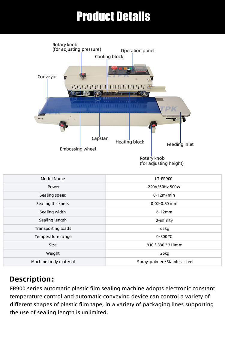 Fr-900 Multifunction Automatic Sealing Machine Commercial Tea Moon Cake Egg Yolk Crisp Packing Bag Plastic Bag Film.jpg